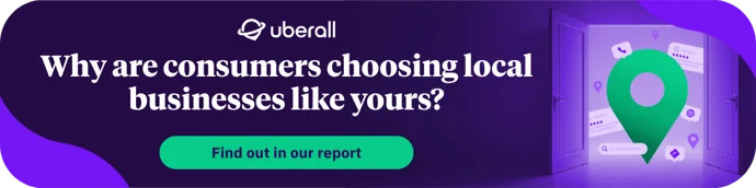 Banner to Uberall consumer report