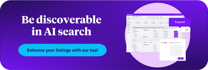 Banner to listings management tool