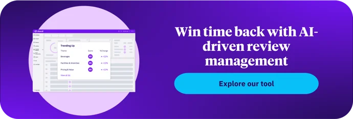 banner to review management page