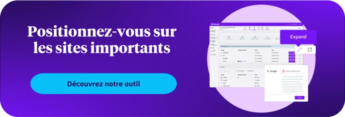 Banner pour l'outil de listings