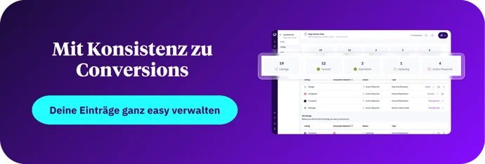 Banner zu Listings Produkt-Seite