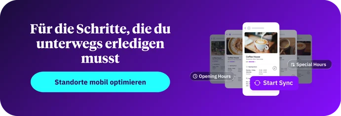 Banner f&uuml;r Mobile-App Seite