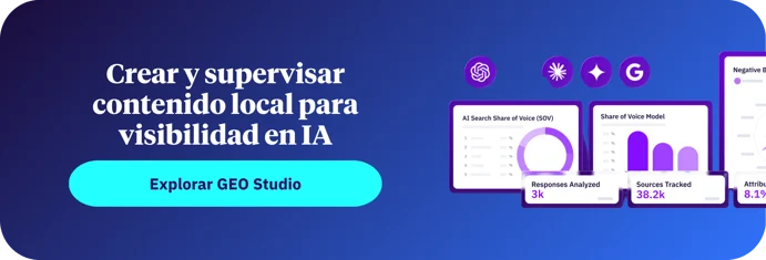 Banner para GEO Studio