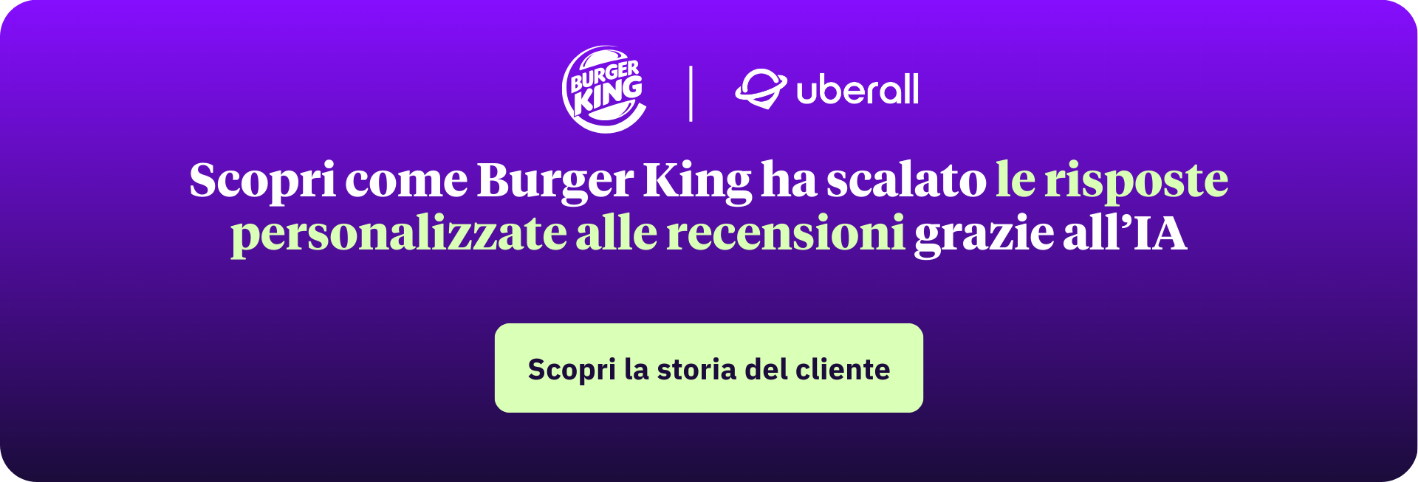 Banner per la storia Burger King