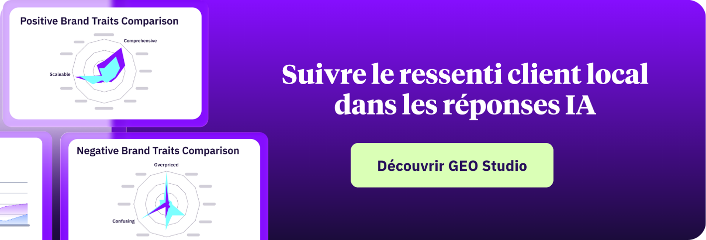 Banner pour le page de GEO Studio