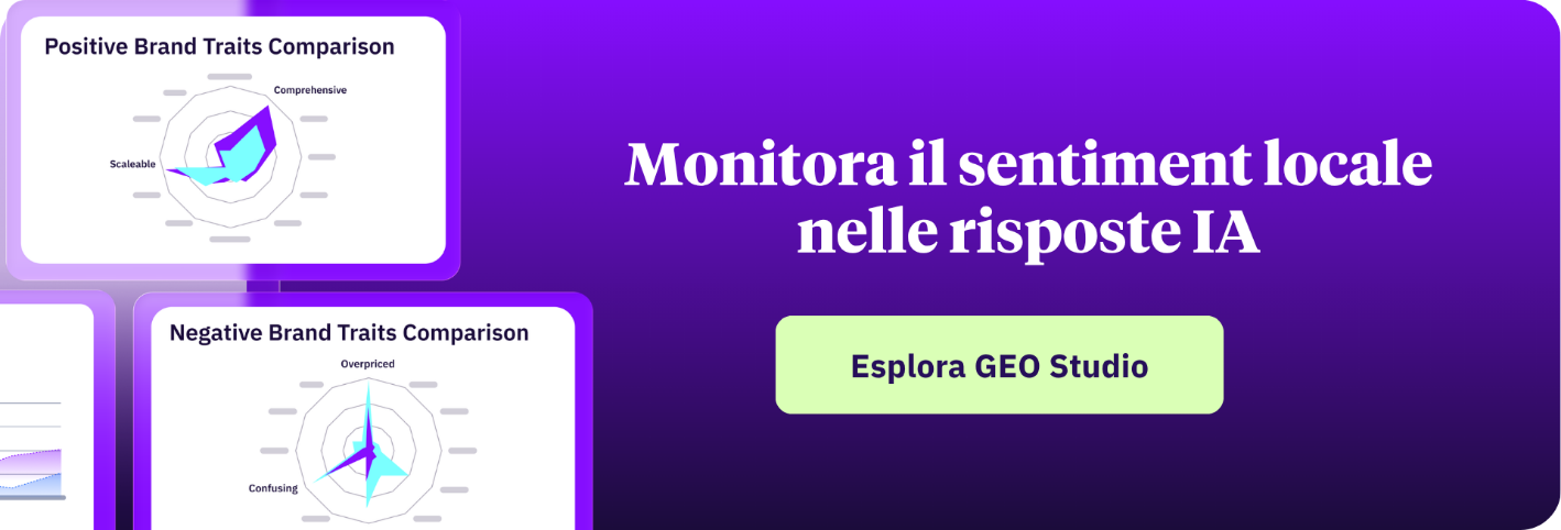 Banner per il GEO Studio