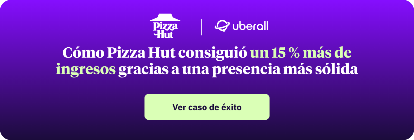 Banner para Pizza Hut case de exito