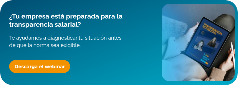 ¿Tu empresa está preparada para la transparencia salarial?    Te ayudamos a diagnosticar tu situación antes de que la norma sea exigible.   
