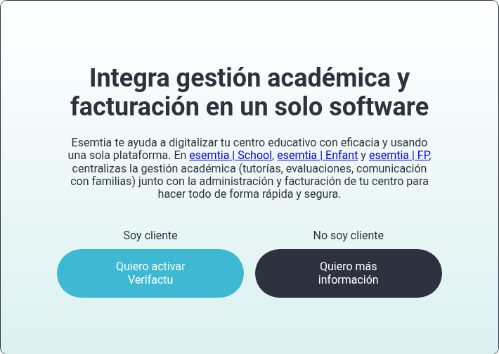 Integra gestión académica y facturación en un solo software