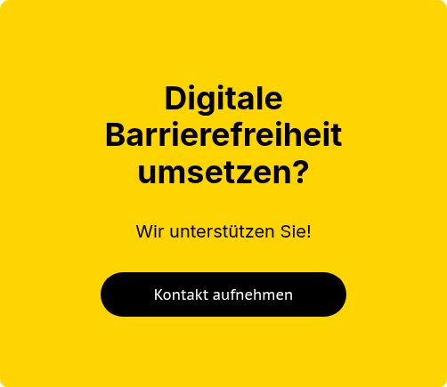 Digitale Barrierefreiheit umsetzen?