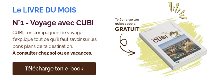 Le LIVRE DU MOIS N°1 - Voyage avec CUBI CUBI, ton compagnon de voyage t'explique tout ce qu'il faut savoir sur les bons plans de ta destination. À consulter chez soi ou en vacances.  