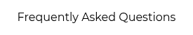 Frequently Asked Questions