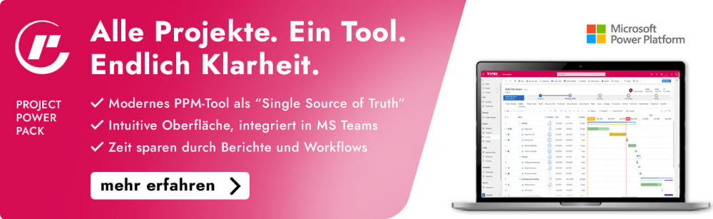 Das PPM-Tool auf der Microsoft Power Platform