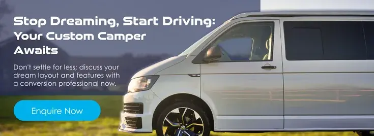 Your custom campervan awaits. Make an enquiry with Relive Campers.