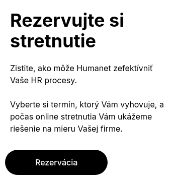 Rezervujte si stretnutie