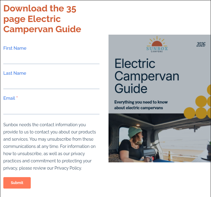 Download the 35 page Electric Campervan Guide &nbsp;