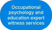 Occupational psychology and education expert witness services