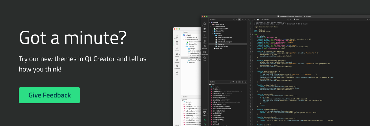Start Free Qt Insight Trial