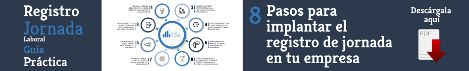 Guía 8 pasos para implantar el registro de jornada en tu empresa