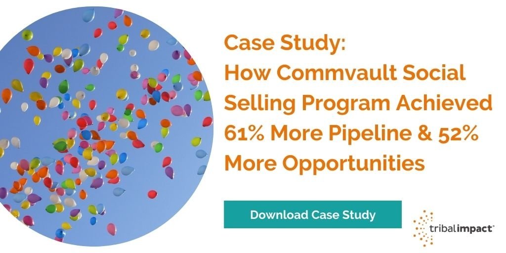 How Commvault Achieved 61% More Pipeline Via Social Selling