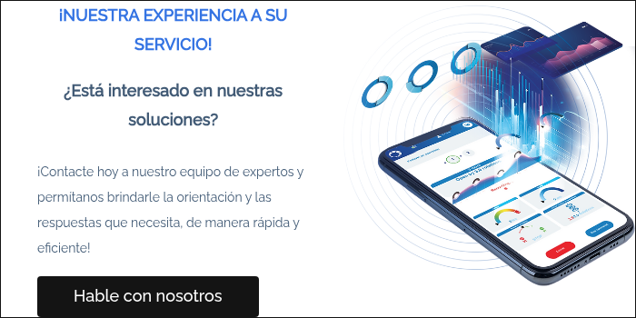 ¡NUESTRA EXPERIENCIA A SU SERVICIO! &nbsp; ¿Está interesado en nuestras soluciones? ¡Contacte hoy a nuestro equipo de expertos y permítanos brindarle la orientación y las respuestas que necesita, de manera rápida y eficiente! &nbsp;