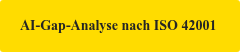 AI-Gap-Analyse nach ISO 42001&nbsp;