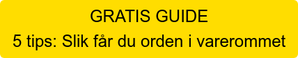 GRATIS GUIDE: Slik får du orden i varerommet
