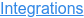 Integrations