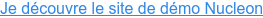 Je découvre le site de démo Nucleon