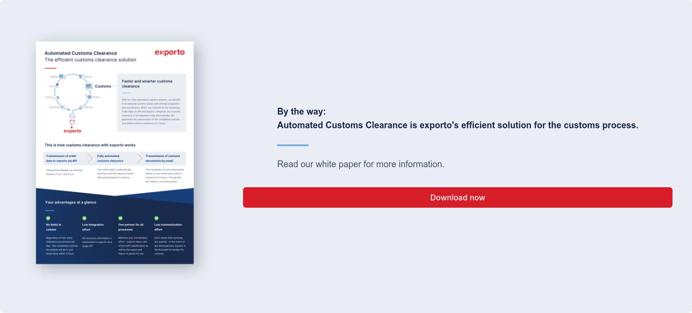 Automated Customs Clearance Whitepaper