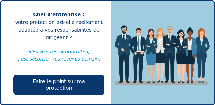 Chef d'entreprise : votre protection est-elle r&eacute;ellement adapt&eacute;e &agrave; vos responsabilit&eacute;s de dirigeant&nbsp;? &nbsp; S'en assurer aujourd'hui, c'est s&eacute;curiser vos revenus demain. &nbsp; &nbsp;