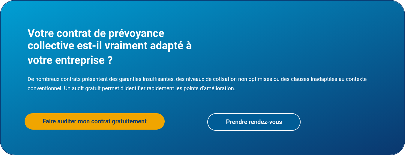 Votre contrat de prévoyance collective est-il vraiment adapté à votre entreprise ?