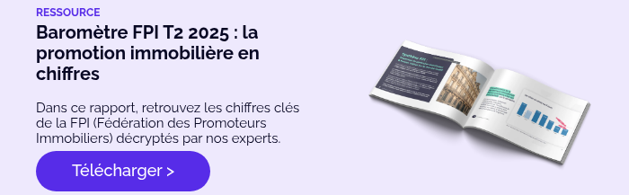 RESSOURCE Baromètre FPI T2 2025 : la promotion immobilière en chiffres &nbsp; Dans ce rapport, retrouvez les chiffres clés de la FPI (Fédération des Promoteurs Immobiliers) décryptés par nos experts.