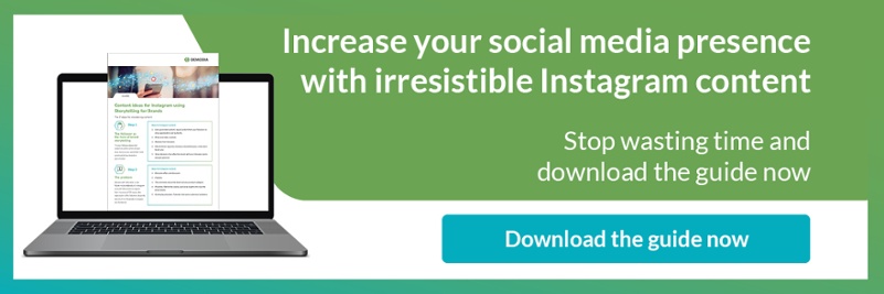 Content ideas for Instagram using Storytelling for Brands guide