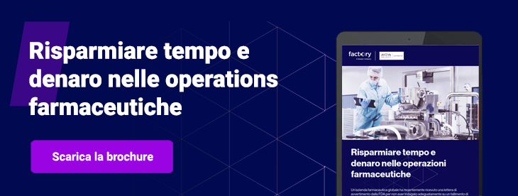 risparmiare tempo e denaro nelle operations farmaceutiche