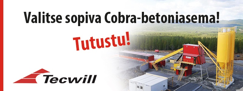 Valitse Cobra C120 betoniasema