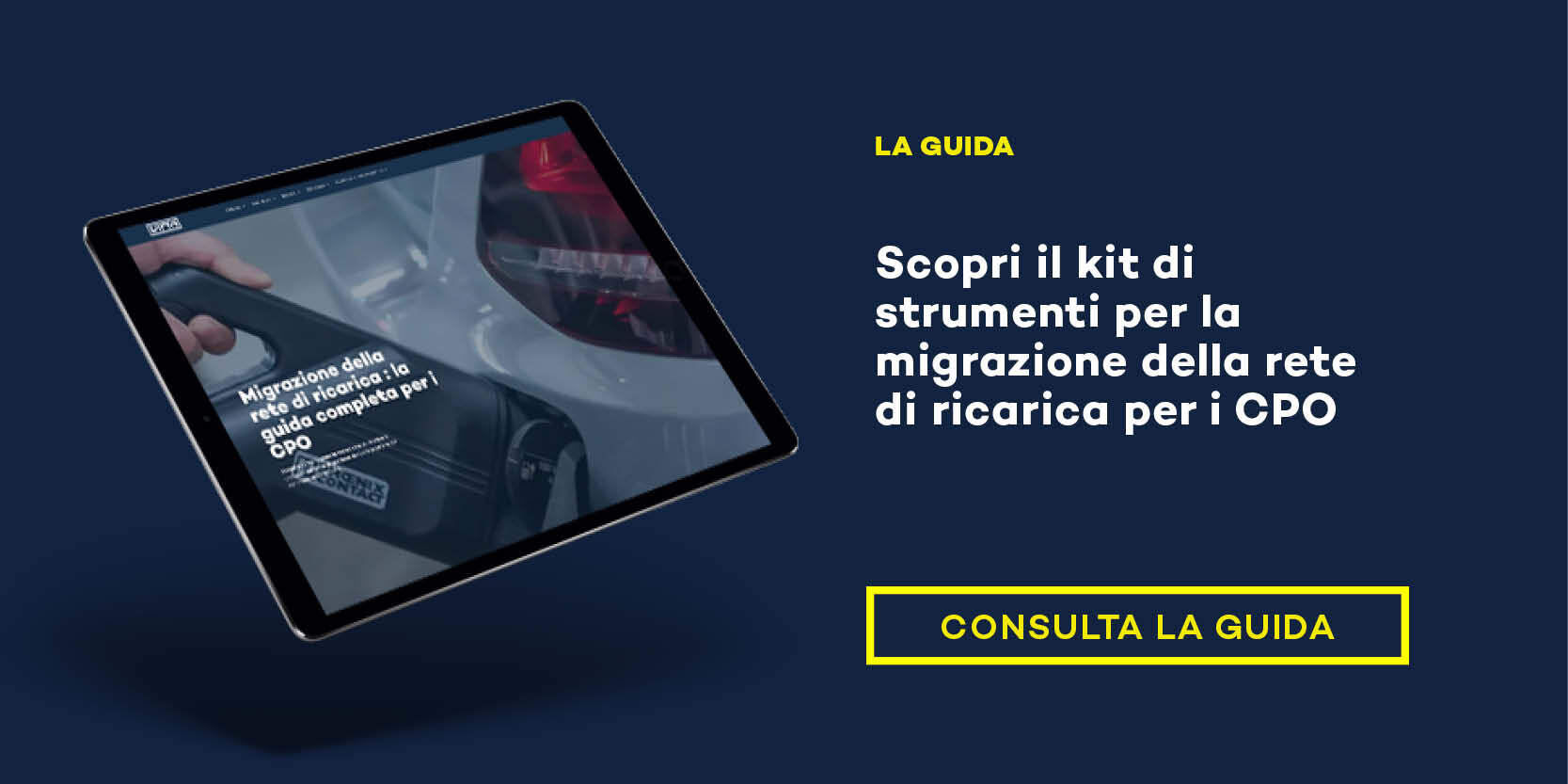 image of the migration guide on ipad