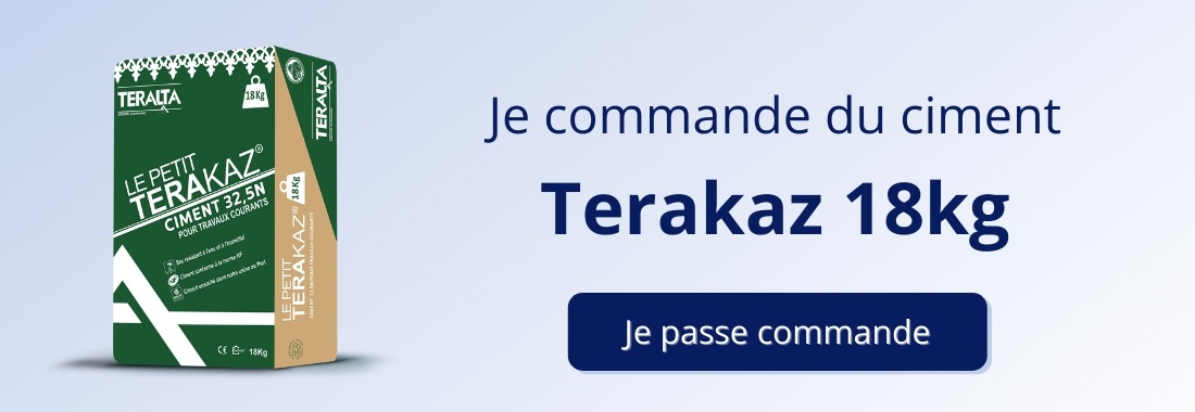 CTA commande de ciment Terakaz 18kg