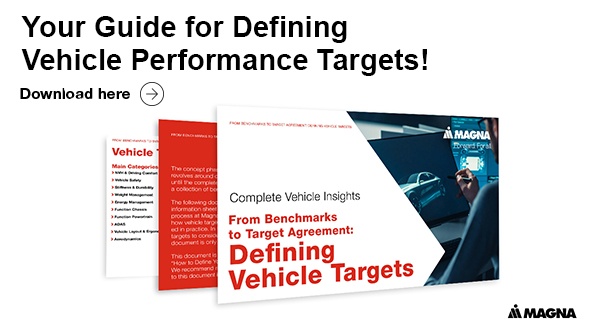 Magna's Free Guide About How to Define Vehicle Performance Targets