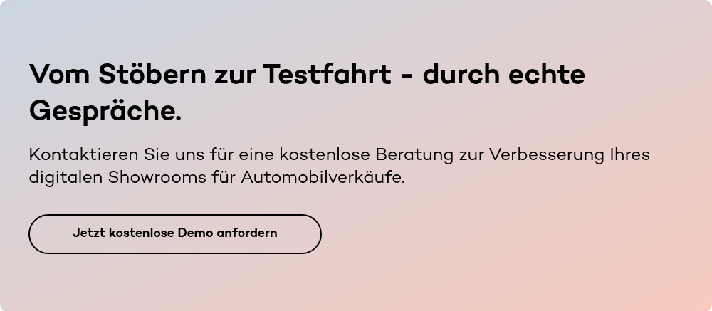 Vom Stöbern zur Testfahrt&nbsp;- durch echte Gespräche.