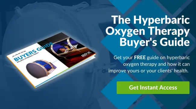 The Hyperbaric Oxygen Therapy  Buyer's Guide - Large CTA  RP-X