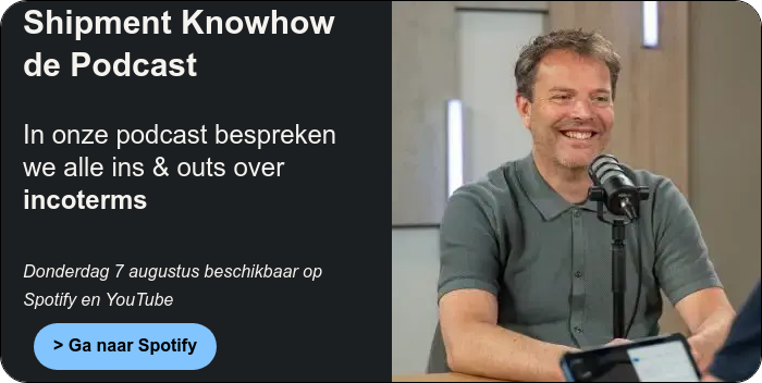 Shipment Knowhow de Podcast   In onze podcast bespreken we alle ins & outs over incoterms     Donderdag 7 augustus beschikbaar op Spotify en YouTube