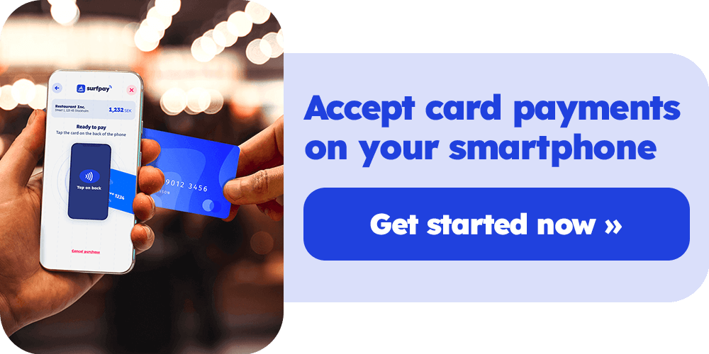 Accept card payments on your smartphone with Surfpay