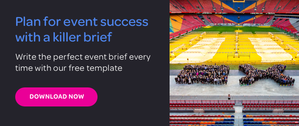 Download our FREE event brief template