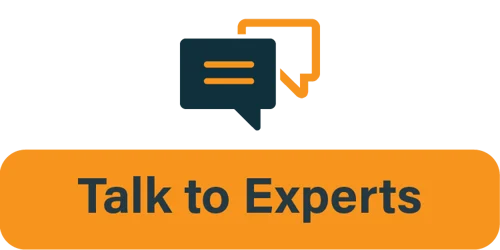 Orange button with text Talk to Experts
