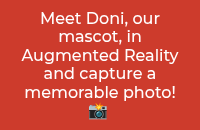 Meet Doni, our mascot, in Augmented Reality and capture a memorable photo! ��&nbsp;
