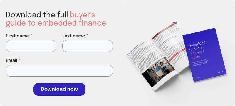 Download the full buyer's guide to embedded finance