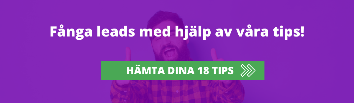 Hämta 18 tips för att fånga leads