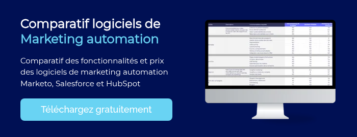 Comparatif logiciels de Marketing automation   Comparatif des fonctionnalités et prix des logiciels de marketing automation Marketo, Salesforce et HubSpot  