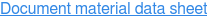 Document material data sheet